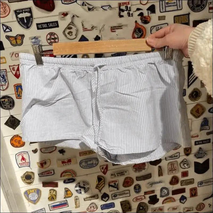 ’Women’s Vintage Low-Waist Cotton Shorts - Soft Button-Front Chic Summer Bottoms (2023)’ - color37 / One Size