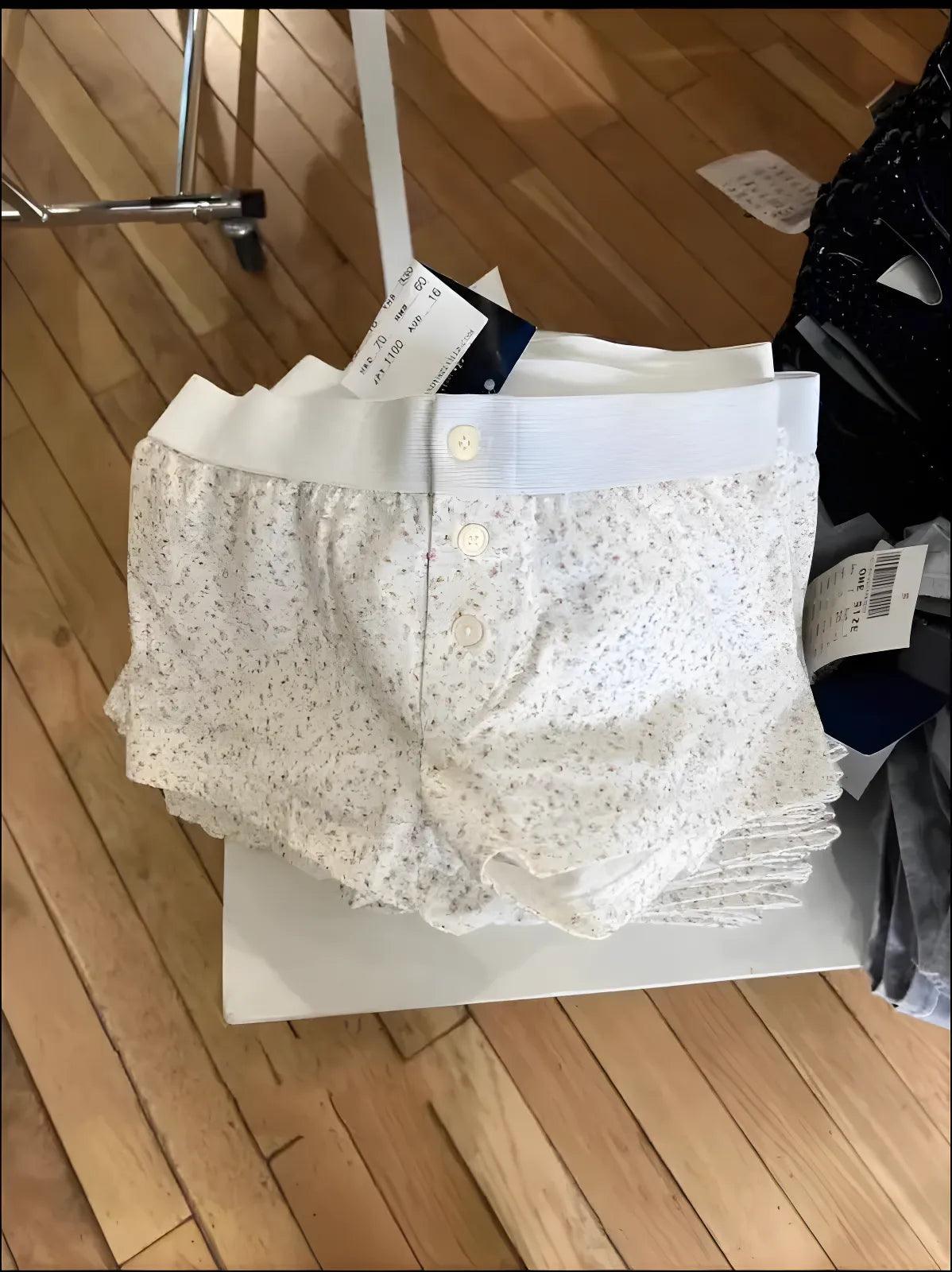 ’Women’s Vintage Low-Waist Cotton Shorts - Soft Button-Front Chic Summer Bottoms (2023)’ - color11 / One Size