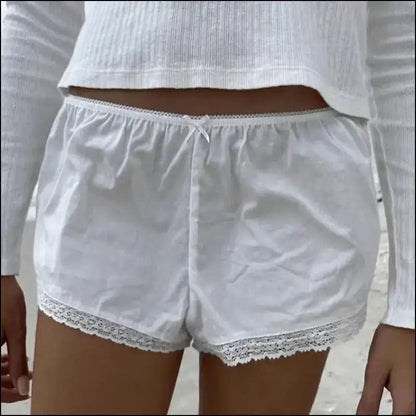 ’Women’s Vintage Low-Waist Cotton Shorts - Soft Button-Front Chic Summer Bottoms (2023)’ - color40 / One Size