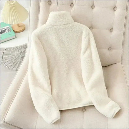 ’Women’s Winter Fleece Coat – Ultra-Warm Double-Sided Coral & Polar Jacket for Cozy Style!’ - Women’s winter