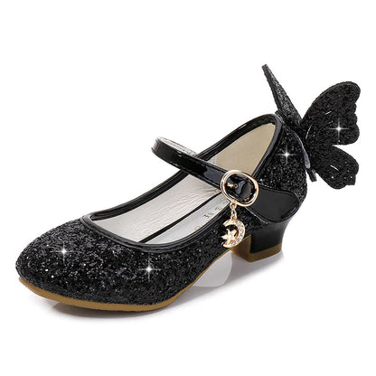 Girls' Butterfly Princess High Heel Shoes