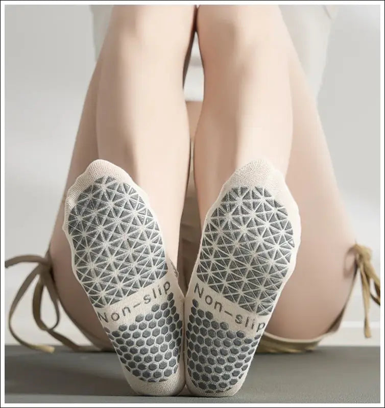 Yoga Socks Women Silicone Non-slip Pilates Grip Low-ankle Sock