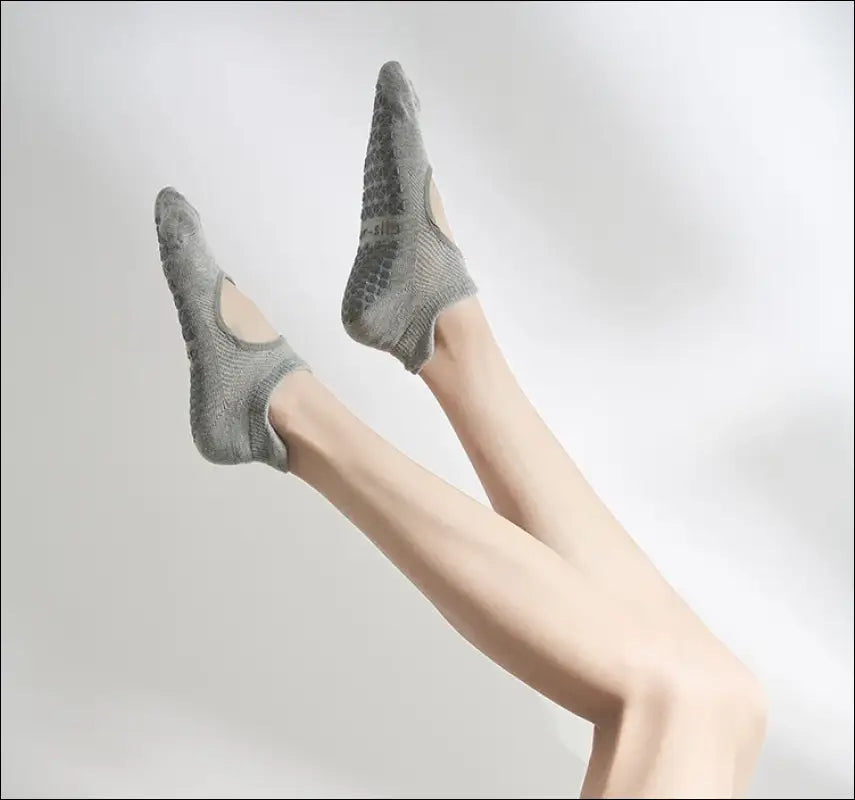 Yoga Socks Women Silicone Non-slip Pilates Grip Low-ankle Sock