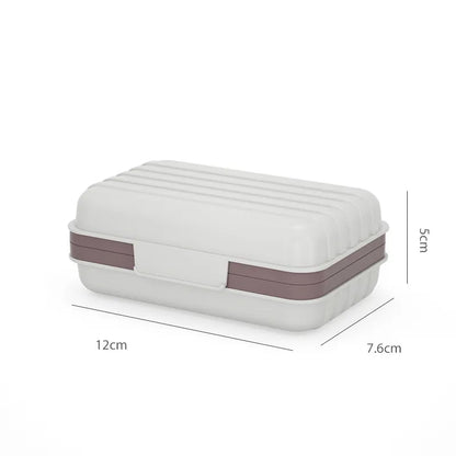 Creative And Portable Thickened Soap Box With Lid